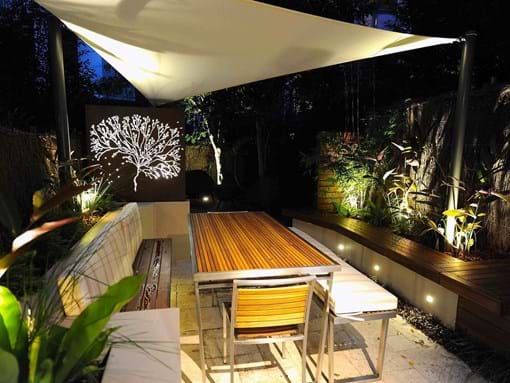 Residential Inner city Landscape design for Entertaining courtyard