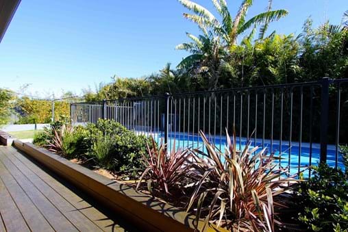 Landscape design for new contemporary backyard garden in Port Stephens NSW