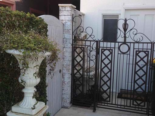 Landscape design for Inner city French terrace courtyard