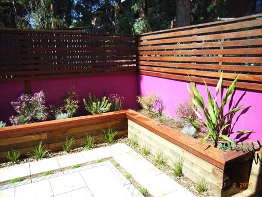 Landscape design for low Budget Townhouse Garden makeover